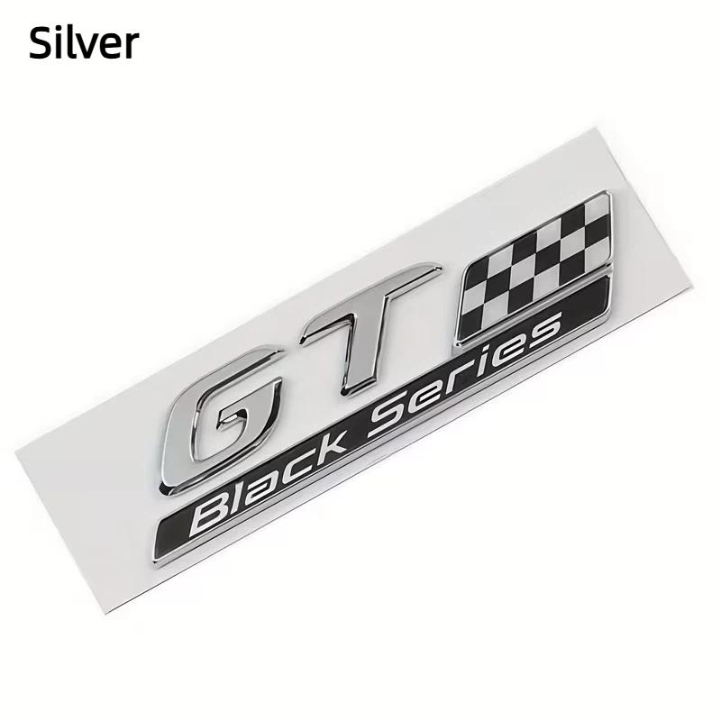 3D ABS GT Black Series Logo Car Rear Trunk Emblem Decal Side Fender Badge Sticker Auto Accessories
