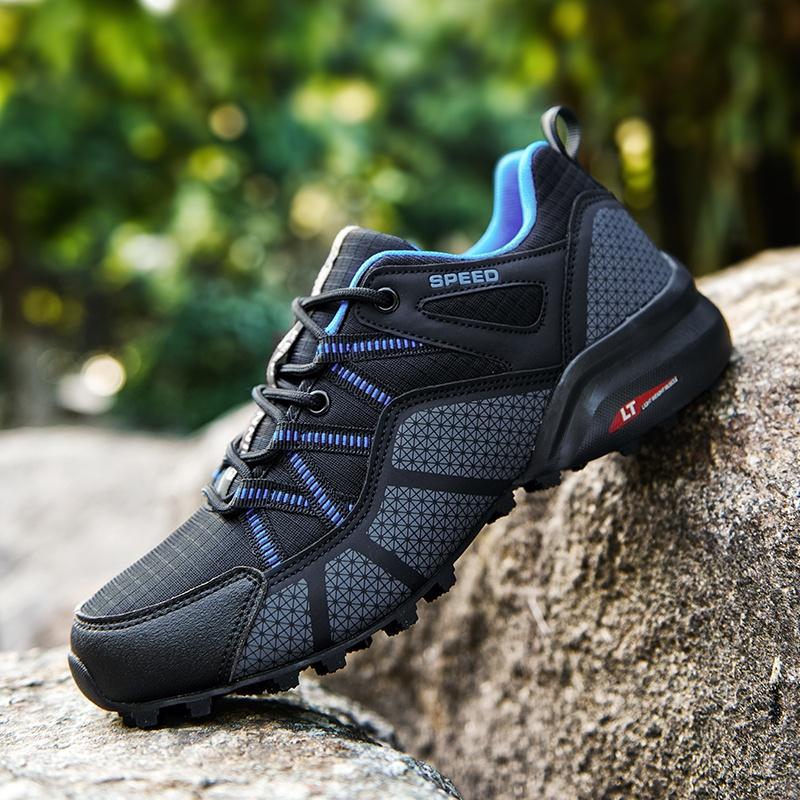 Scarpe da Ciclismo Scarpe da Uomo Scarpe Sportive da Bicicletta Senza Attacco Outdoor Montagna Fuoristrada Leggere Antiscivolo Resistenti all'Usura Scarpe39-47
