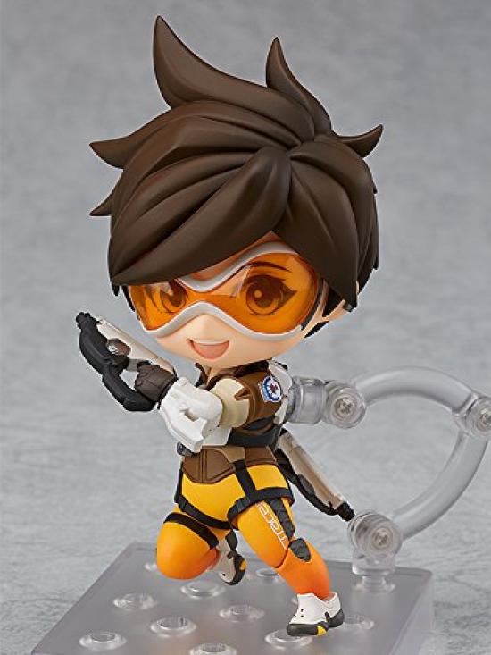 Nendoroid Overwatch Tracer Classic Skin Edition Painted Movable Figure Non-scale ABS&PVC