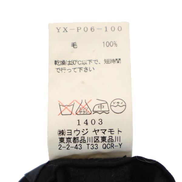 Y's wool Long pants 2 Black series Men's Used