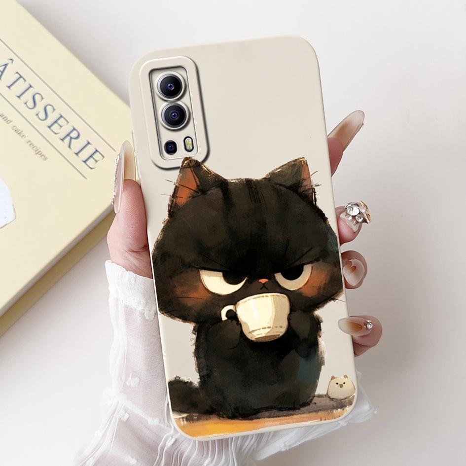 For Vivo Y52 5G V2053 Case Cute Cartoon Panda Duck Rabbit Shockproof Silicone TPU Phone Cover For Vivo Y72 5G V2041 IQOO Z3 Capa