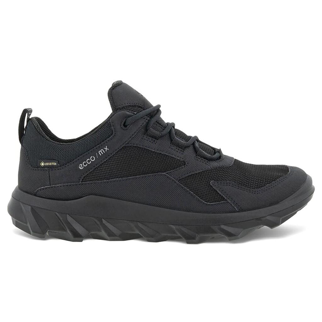 ECCO MX Waterproof Size 3E Women's Sneakers, Black, 22.0-22.5 cm,