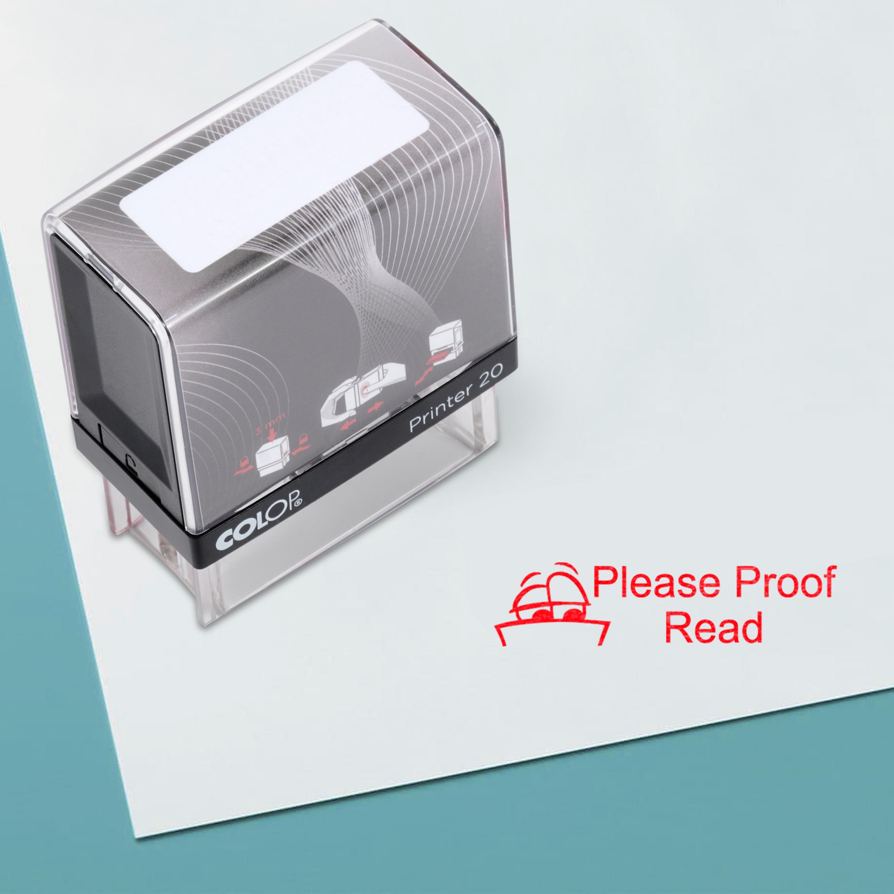 

Printtoo Персональный Самостоятельный Резиновый Штамп Пользовательский Colop Офисный Стационарный P20 Мини Штамп 14 mm x 38 m чёрный