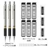 Four Candies Metal Mechanical Pencil HB Lead Refills for and with Case Set, 0.9mm (3 Leads), (360 Leads), Eraser, Drafting, Writing, Sketching,