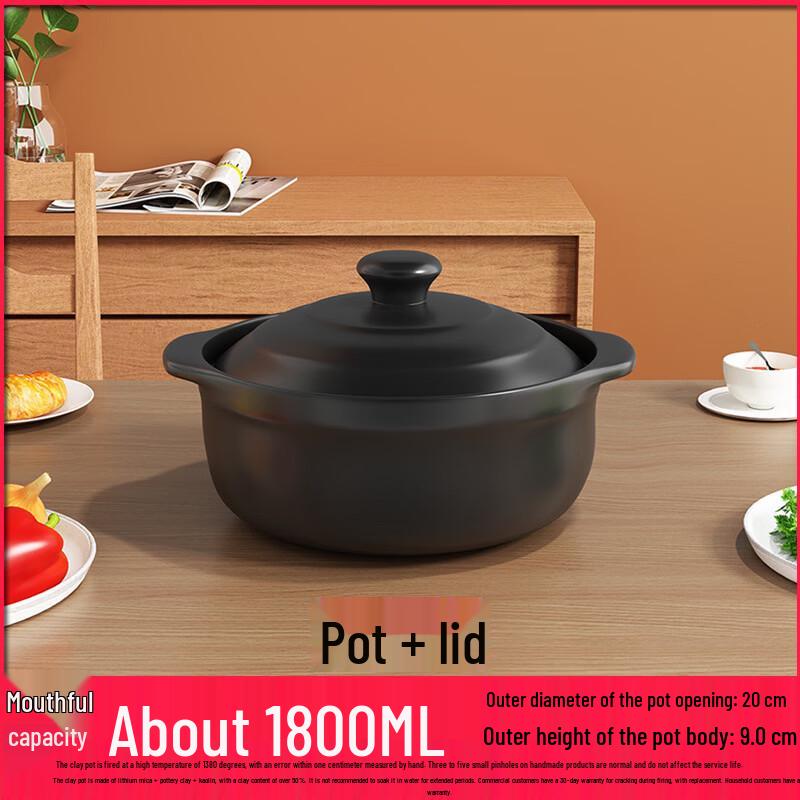 High-Temperature Resistant Clay Pot for Noodles & Hot Pot