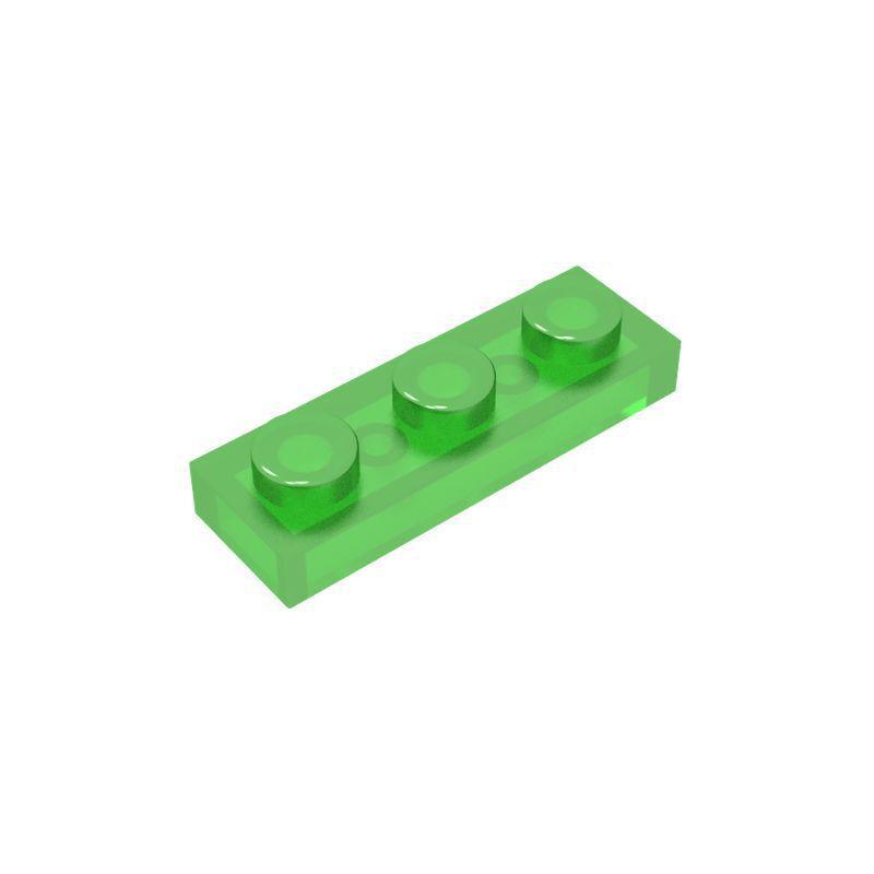 60pcs/lot MOC Bricks Plate 1x3 Compatible With 3623 Children's Toys DIY Building Block Particles Plate Technical Toy