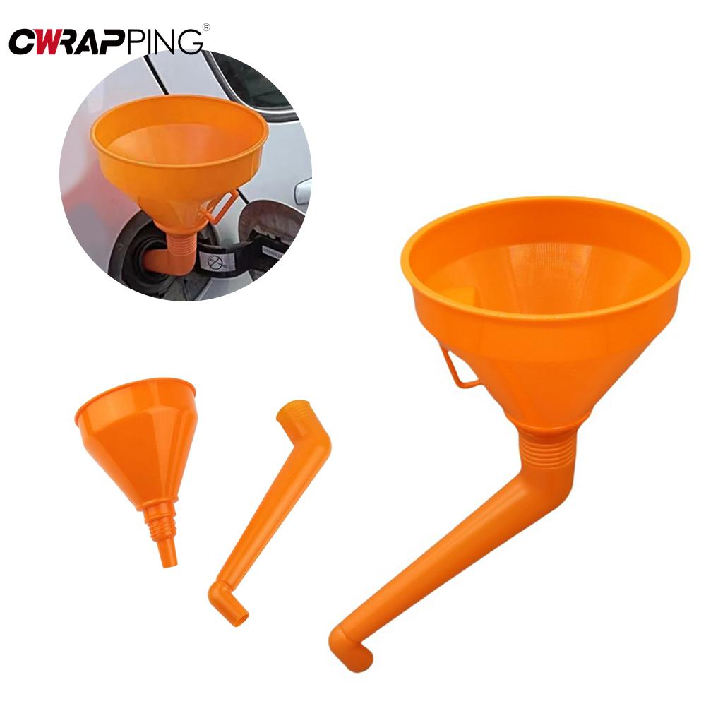 RV Long Stem Funnel Oil Fuel Filling Tools Anti-splash Plastic Funnel Auto Moto Refueling Tools for Camper Motorhome Accessories