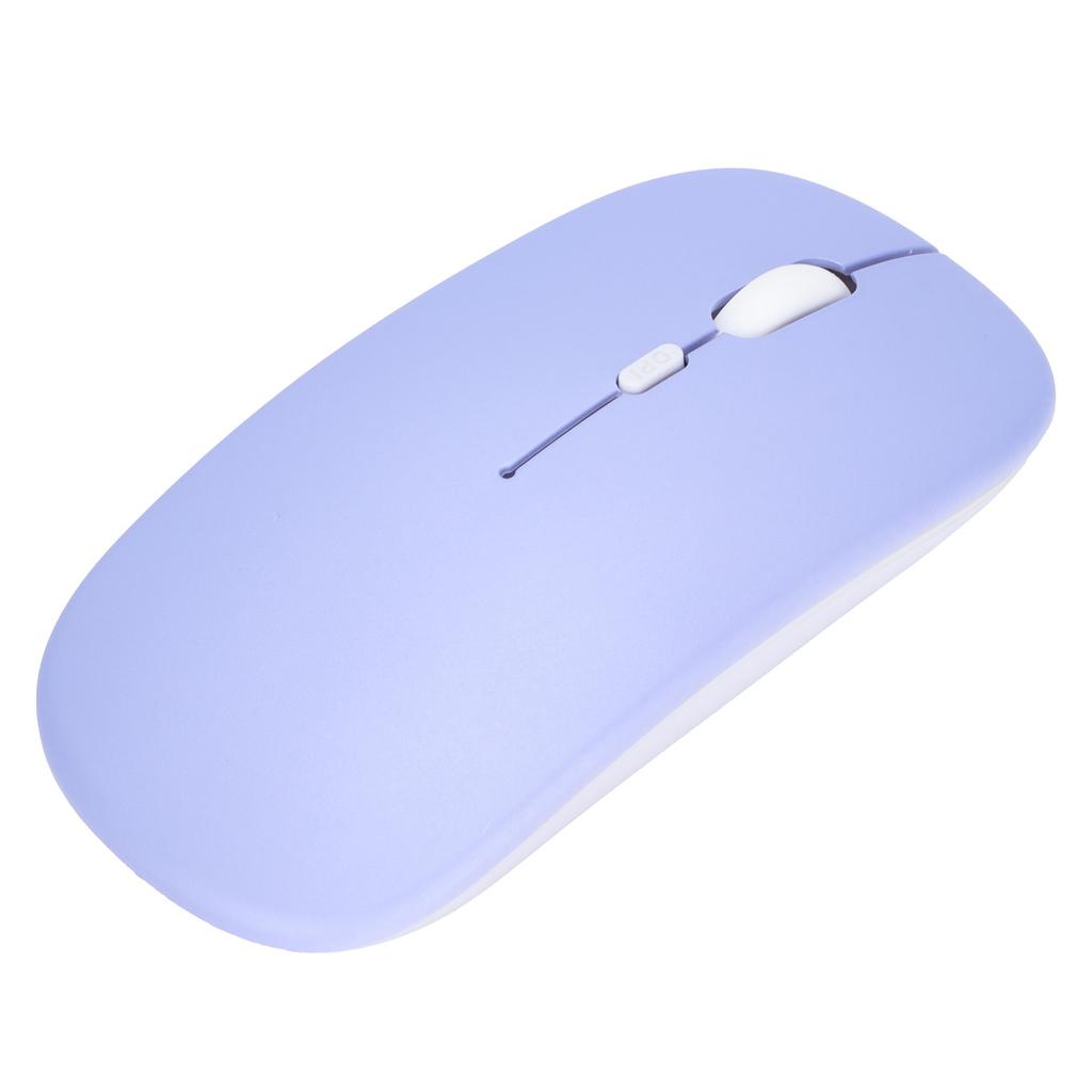 Wireless Mouse Mute Smart UltraThin Portable Gaming Office Computer Accessories(Purple )