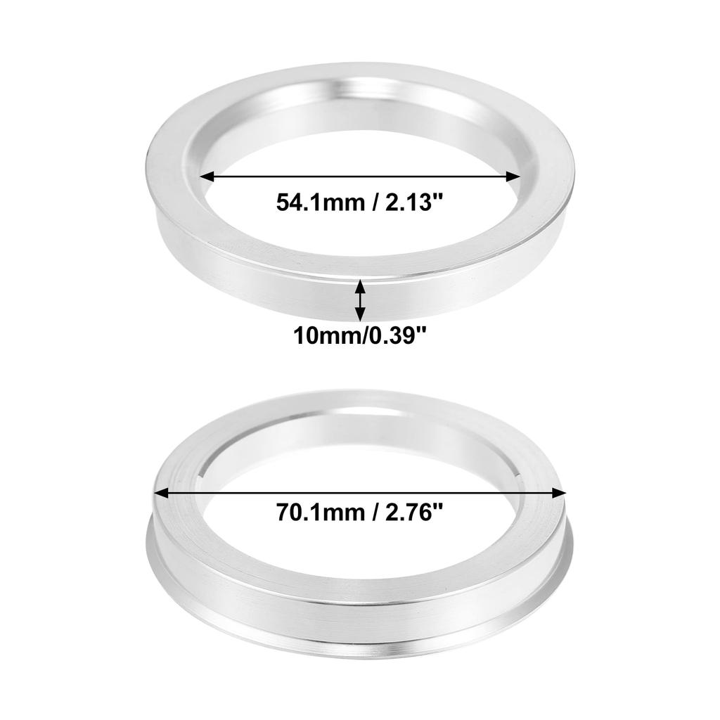 uxcell Navring, 2,8 tommer (70,1 mm), 2,1 tommer (54,1 mm), Hjulsenterfokusert