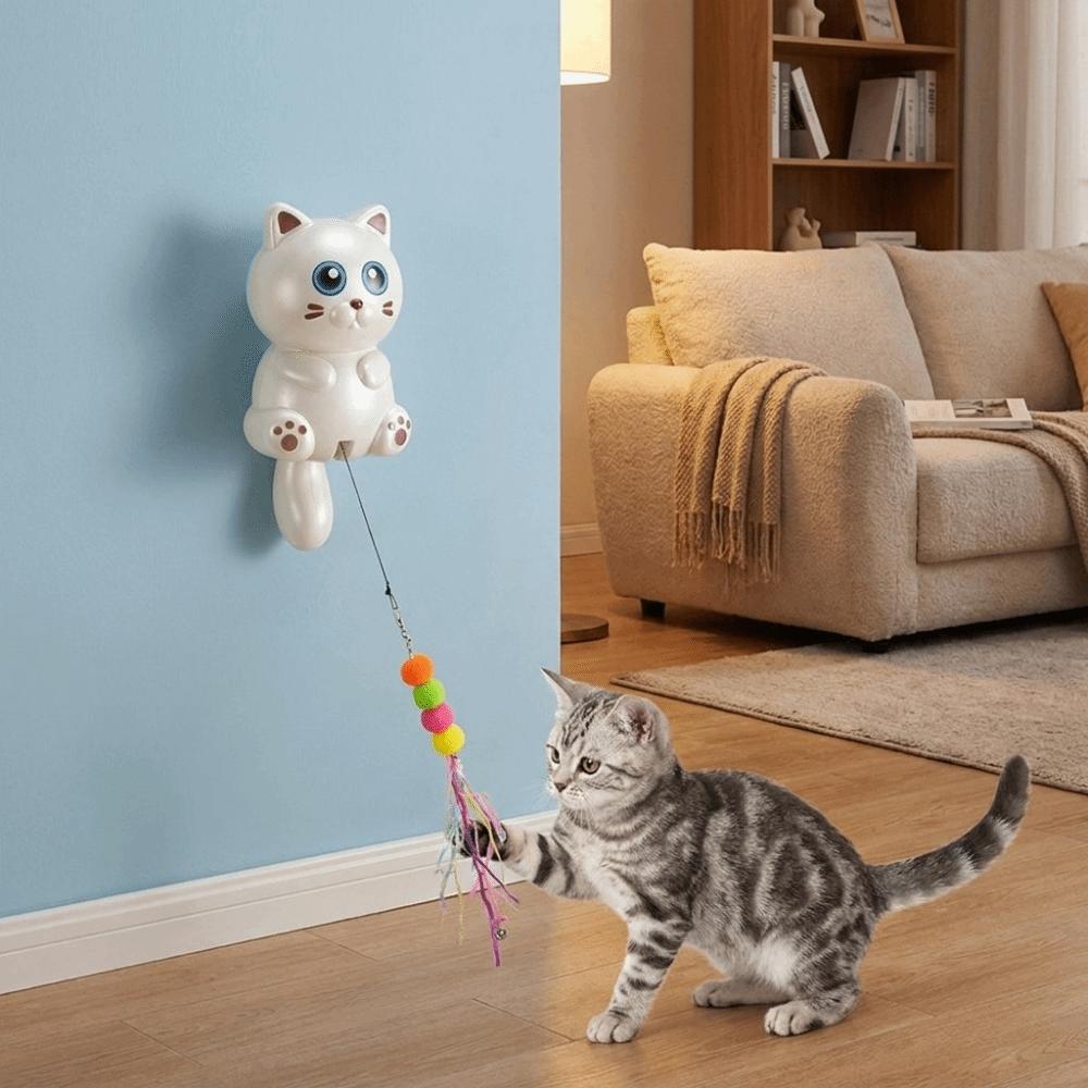 Smart Electric Cat Toy Elastic Rope Hanging Door Cat Toy Self-entertaining