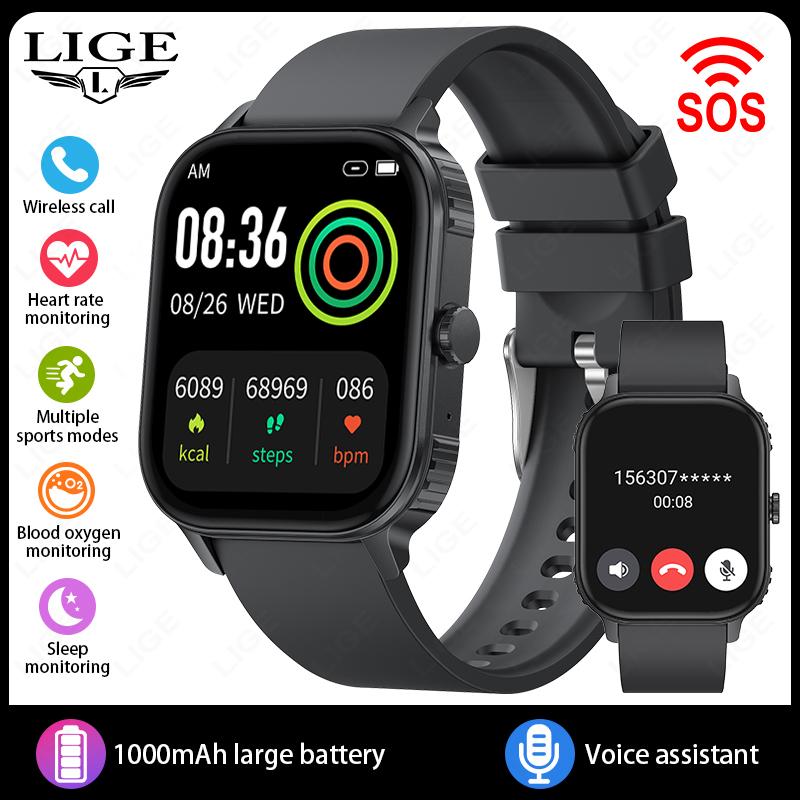 

New Bluetooth Call Smart Watch Women 2.04inch Blood Oxygen Heart Rate Bluetooth Call Female Health Smarwatches Ladies
