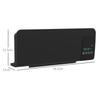 2000W Wall Mounted Heater, 18-45 Degrees C Temperature, Black