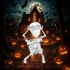 Dancing Skeleton Toy 3D Swinging Wind Up Skeleton Skeleton Statue for Desk Decoration and Stress Relief Halloween Party Favors