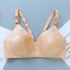 Sujetador Fino de Talla Grande Sin Aros de Acero Cómodo Recogido Ligero Ligero Transpirable Suave Cómodo Dulce y Sexy