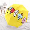 1pc BT21 Characters Circle Design Umbrella with Plastic Handle,Suitable for All Seasons Home Travel Outdoor UmbrellaM1122
