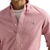 Polo Ralph Lauren FW25 Cotton Embroidered Plaid Button-Down Long Sleeve Shirt Men Shirts 710973081-004
