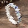Farbige Malerei Öl Geometrische Blüte Elastisches Armband Klein Frisch Damen Vielseitig Unregelmäßige Blüte Armband