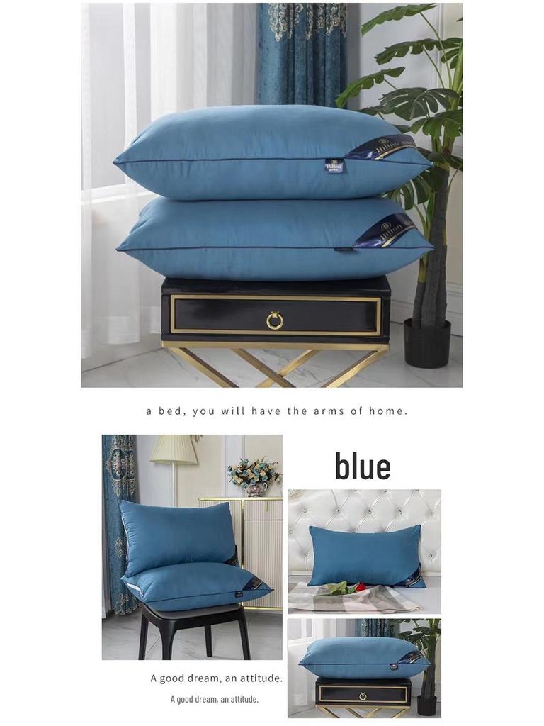 Five-Star Hilton Hotel Neck Support Pillow for Adults and Students, Perfect for Exhibitions and Gifts