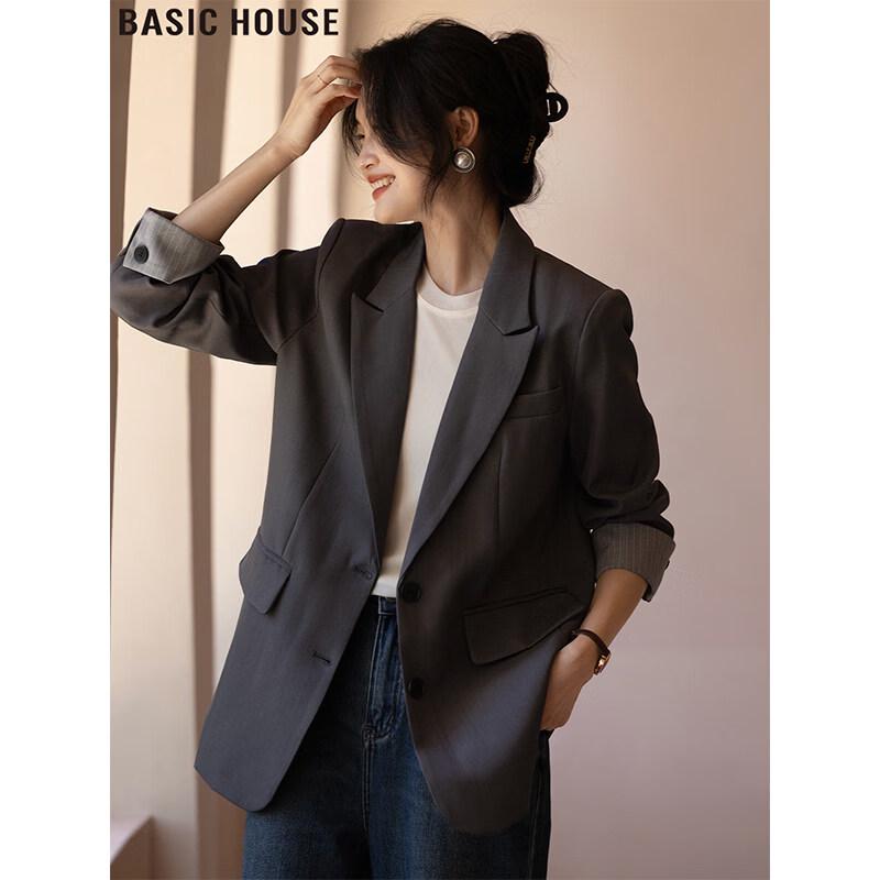 Basic House Women s Casual Blazer L