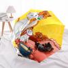 Cats, Aristocats Themed Automatic Opening and Closing Umbrella, Brightly Colored 8-rib Portable Umbrella, Suitable for Men and Women, A Perfect Gift F