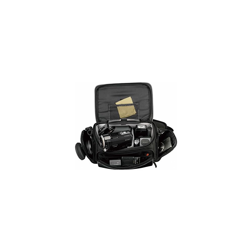 Sony Video Camera Case, Soft Carrying Case, 6.9L, Black, LCS-U30/B
