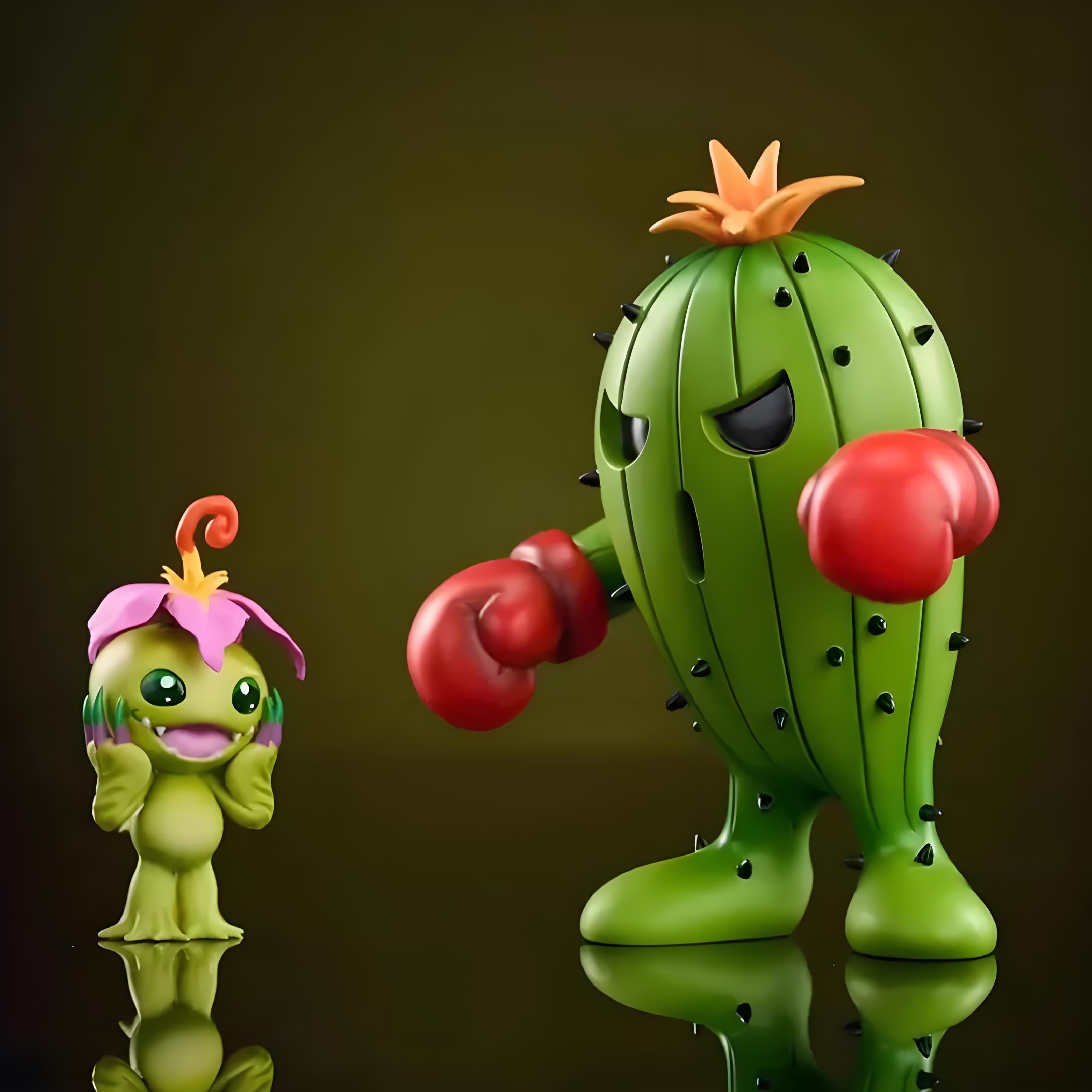 11cm/4.3in  Anime Digimon Adventure Figure Palmon  Evolution Togemon  Action Figures Pvc Statue Collection Model Toys Gifts