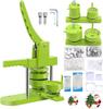 Mașină de insigne NODIBRO cu 400 de Insigne DIY Fabricare Insigne Compatibilă cu 3 Insigne și Ușor de Compactat și DIY Handmade Instrucțiuni în Japoneză Incluse