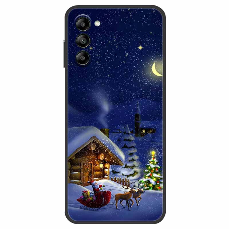For Samsung Galaxy S23 Plus FE Ultra Case Cover Christmas TPU Soft Silicone Phone Back Cover Case for Fundas Samsung Galaxy S 23