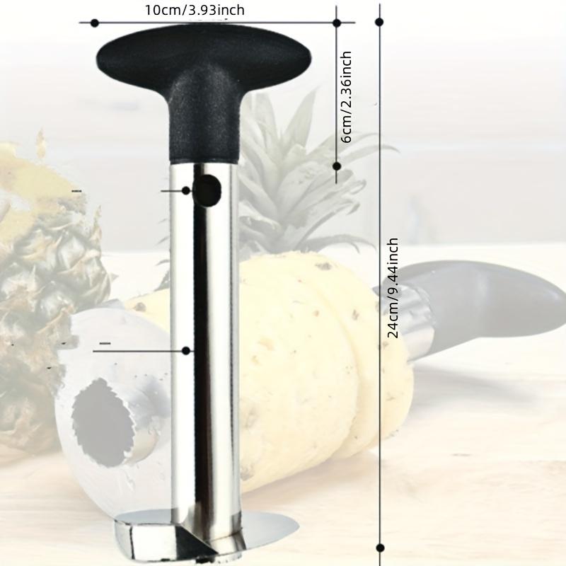 Edelstahl Obstschneider - Verstellbare Klinge für Ananas, Wassermelone, Mango. Ergonomisch & Langlebig für Zuhause & Restaurant.