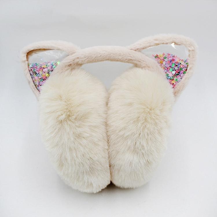 Kitten Earmuffs For Women And Girls, Soft Fleece Lining, Adjustable Winter Ear Cover For Outdoor Use