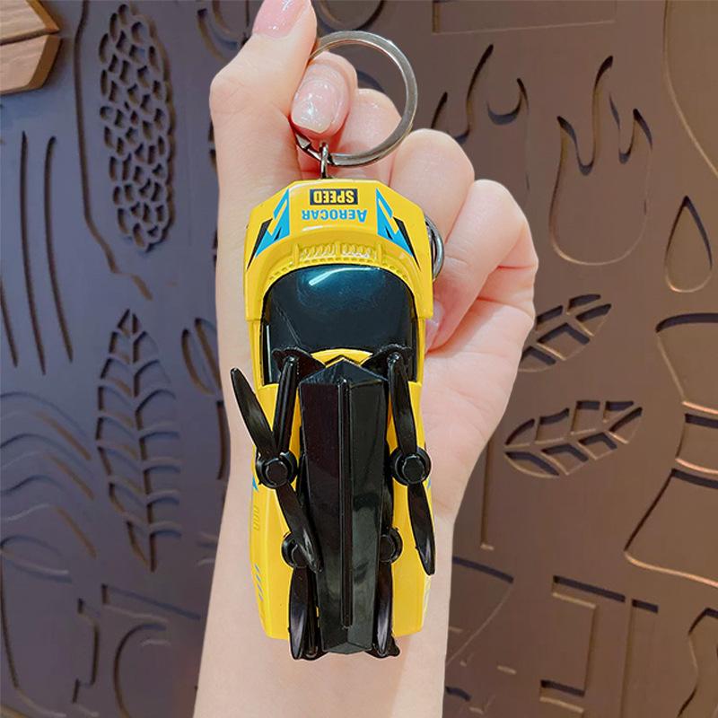 Mini Drone Keychain Creative Cartoon Aircraft Pendant Bag Charm Backpack Hanger Unique Tech Gift for Kids Teens