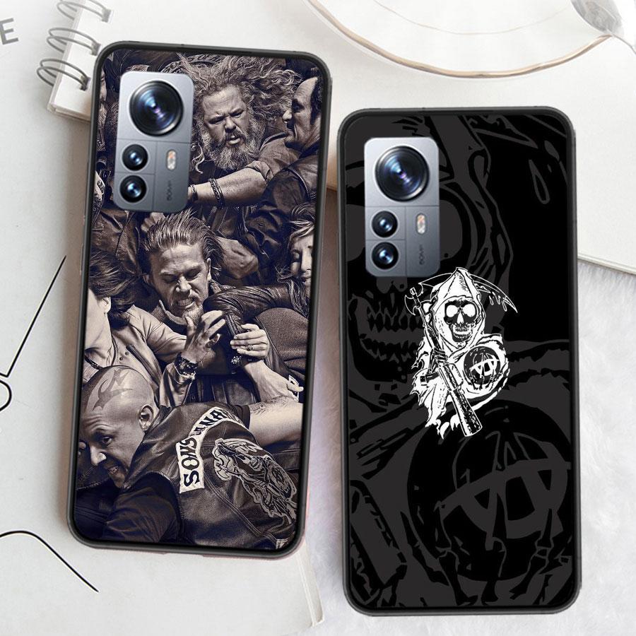 Sons of Anarchy Clear Phone For Xiaomi Poco X7 X6 X5 F6 F5 F7 Mi 14 Ultra 15 13 12 12X 12T 11T 10T Pro 11i 10 Lite Cover Case TP