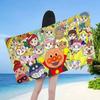 Classic Japanese Anime A-AnpanmanS Microfiber Printed Beach Towel Mountain Yoga Beach Swimming Running Absorbent Soft Towel