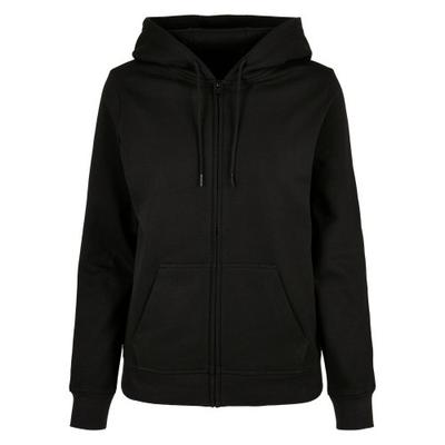 Damska/damska podstawowa bluza z kapturem i zamkiem błyskawicznym