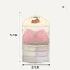 2/3Layer Large Capacity Storage Mesh Bag Underwear Socks Storage Bag Breathable Wardrobe Organizer With Clothes Hanger