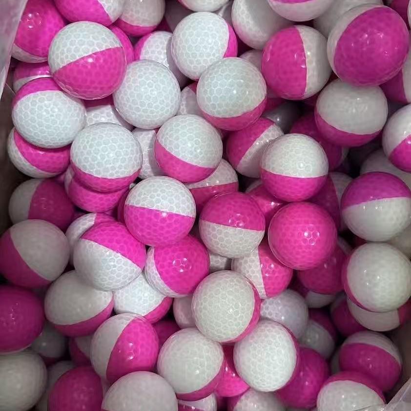 Double-Layer Two-Color Golf Practice Balls