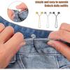 30pcs Pant Waist Tightener Metal Clips for Loose Jeans, Reble Waist Cincher Clip, Adjustable Pant Clips for Waists Tightener, No Sewing Required