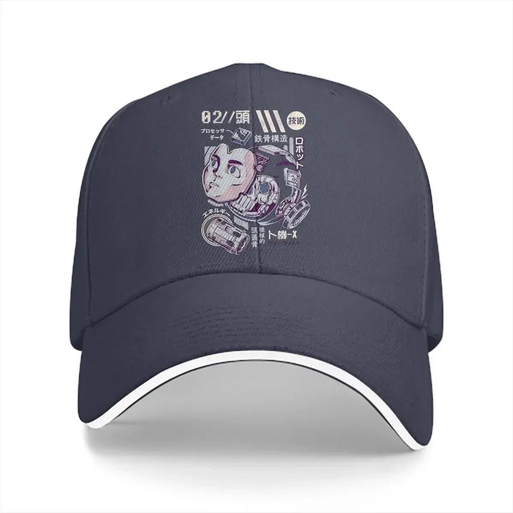 Washed Mens Baseball Cap Inside the Head Trucker Snapback Caps Dad Hat Super Metroid Golf Hats