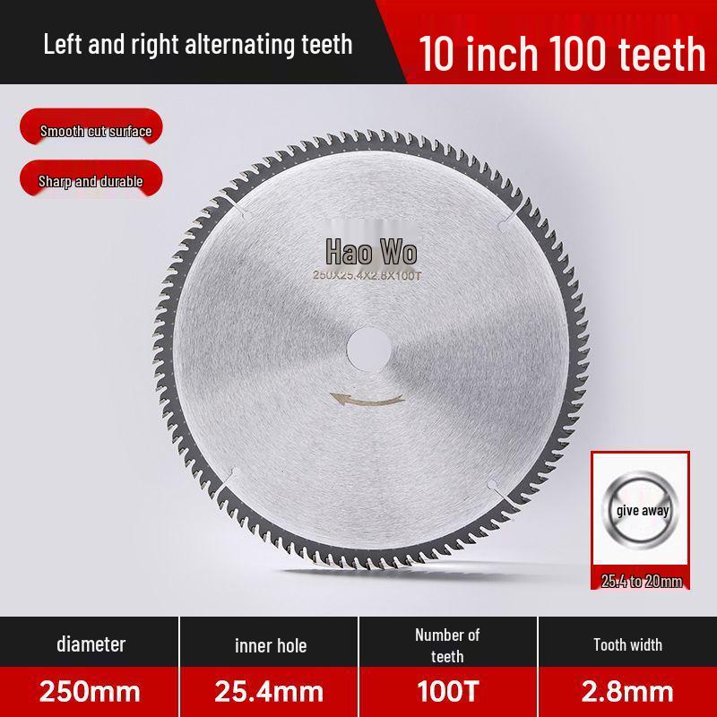 Anti-Nail Carbide Woodworking Saw Blade, Aluminum Cutting, 4-7 Inch for Handheld Angle Grinders