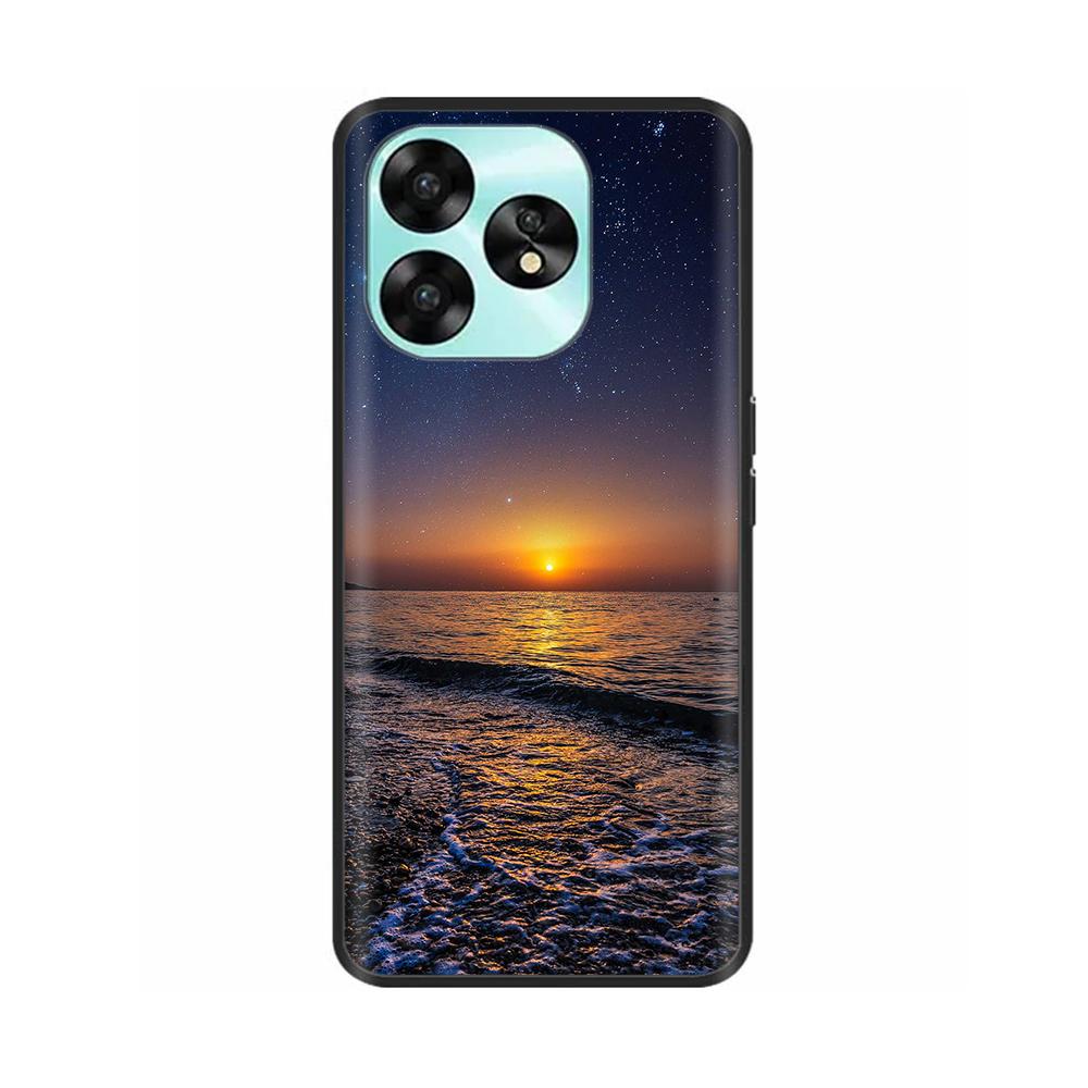 Für Umidigi A15 A15C Hülle Niedliche Blume Maus Stoßfest Silikon Weiche Rückseite für Umidigi A15C NFC A 15 Handy Schutz Hüllen