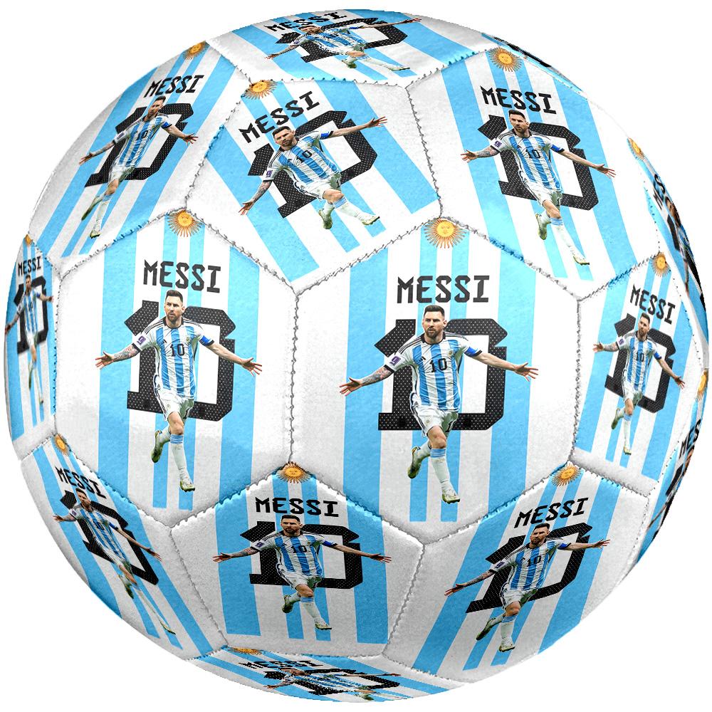 1pc Messi Size 5 Soccer Football Machine Stitched Outdoor Universal Football Soccer Accessory Luxury Gift for Birthday Christmas