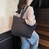 New large-capacity underarm commuter bag cotton bag simple casual tote bag fashionable versatile shoulder bag