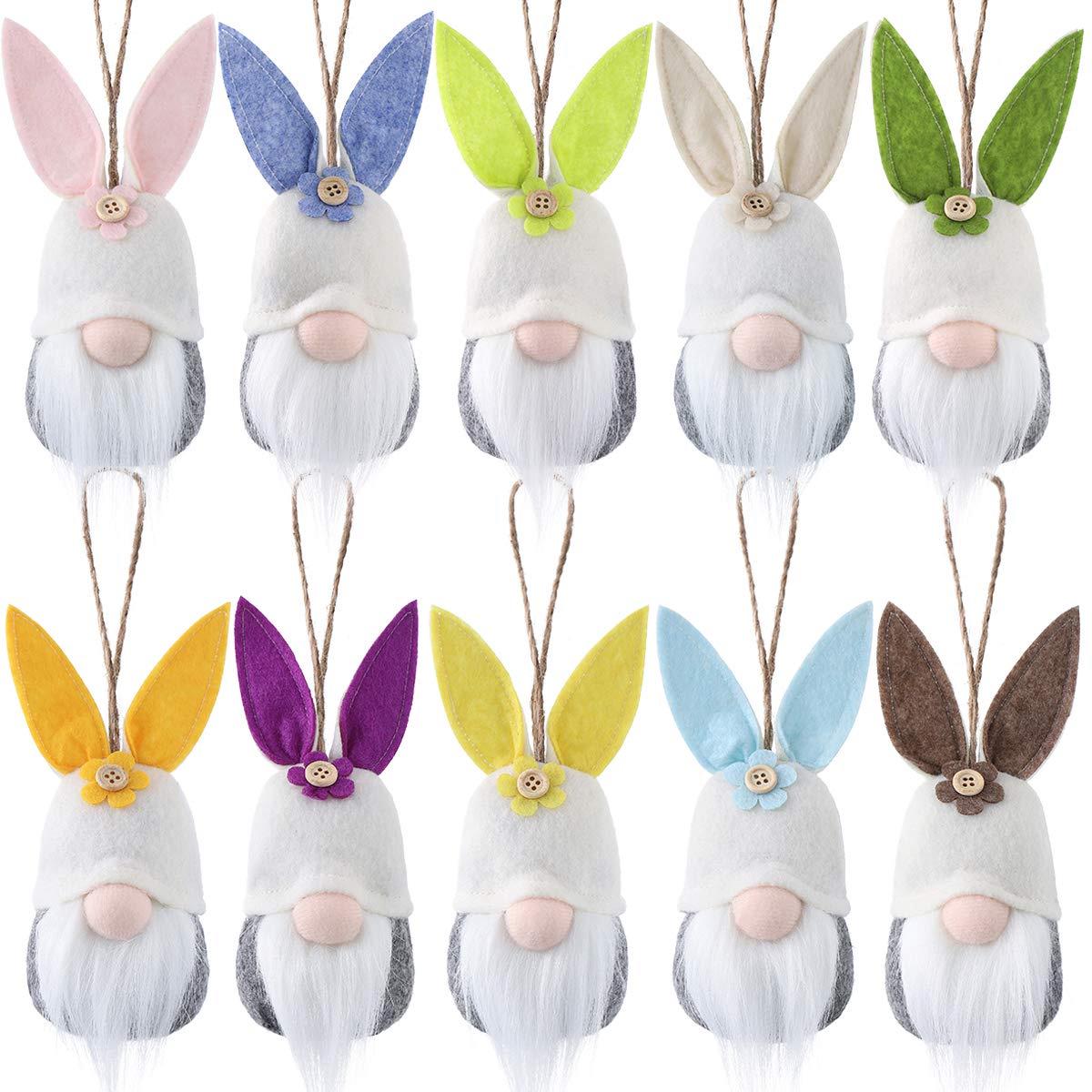 Cross-border Easter Bunny Gnome Wool Ornaments: Faceless Old Man Plush Doll & Rudolph Decorations