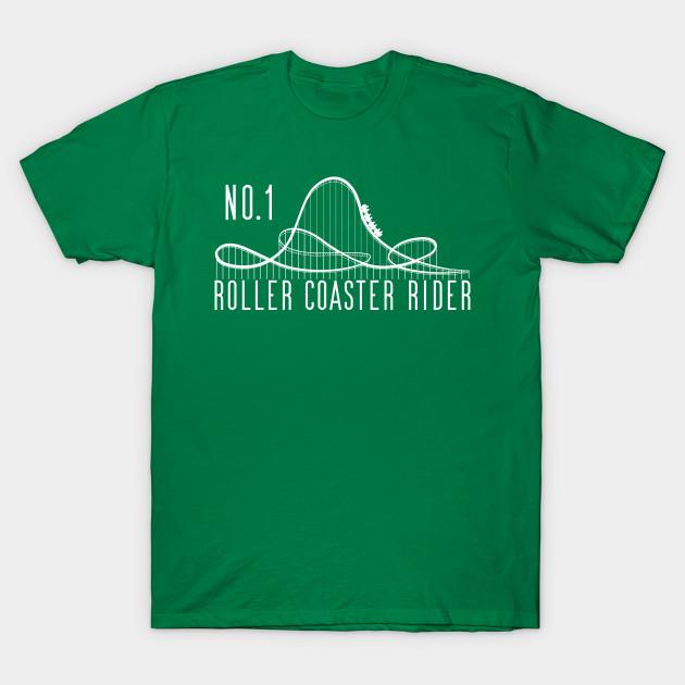 Unisex Fashion TShirt Number 1 Roller Coaster Rider Roller Coaster Print TShirt Plus Size S-5XL T-Shirt 100%Cotton Tops O Neck Short Sleeve Tees
