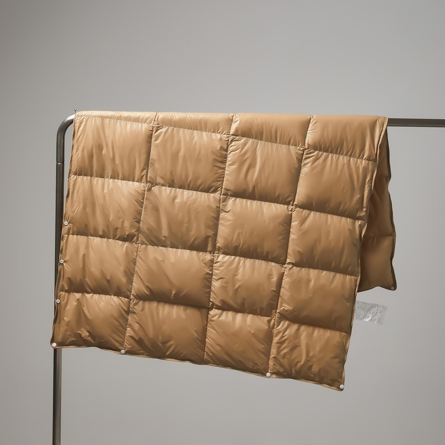 

Шаль из пуха белого гуся класса А: Портативный плед для кемпинга на открытом воздухе и для самолета 70*130cm [90 White Duck Down - 75g]