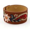 New Fashion Pu Leather Brodered Personality Brede Armbånd & Armbånd Dame Armbånd Multi-Color