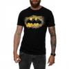 Batman Mens Spray Logo Cotton T-Shirt