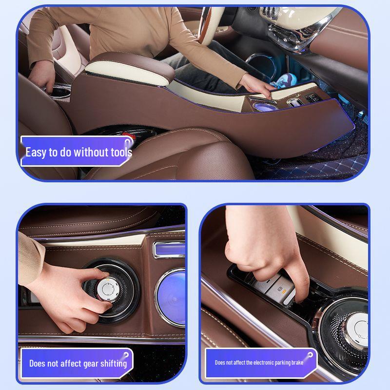 Armrest Storage Box for Wuling Bingo Electric Vehicle Interior Modification