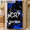 Beach TowelCristiano Ronaldo Custom Name Text Personalized Soft Towel for Beach Pool Indoor Home Decor Gift