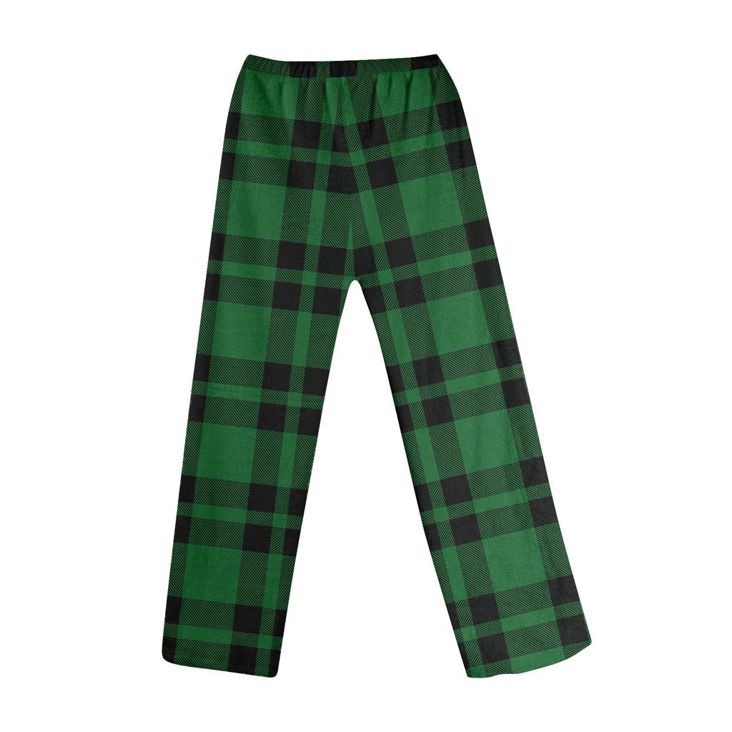 Pyjamasbukser Nattøy Fritidssnor Elastisk midje Bukser Komfortable Rette Yoga Løse Bukser